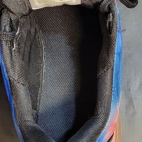 NIKE AIR MAX 720 GS BLACK RACER BLUE LACE-UP CLOSURE SNEAKER G1 - Picture 15 of 15